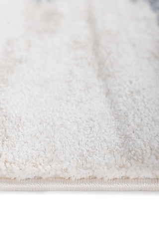 Aurem Ivory & Blue Polypropylene Rug