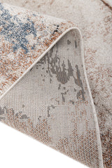 Asterlane Abstract Cream & Light Rust Color Rug