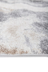 Nerith Ash Gray Polypropylene Rug