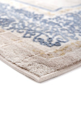 Asterlane Classic Cream Gold & Aegean Blue color Rug