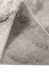  Lysara Ivory & Gray Polypropylene Rug