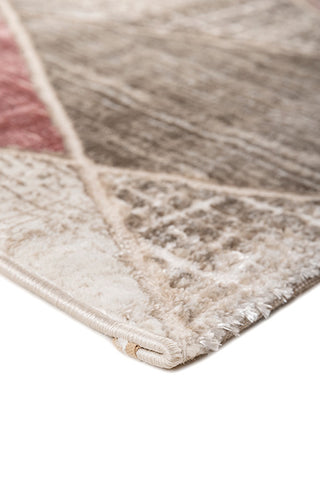 Soft Traditional Rug  | Pink & Light Beige