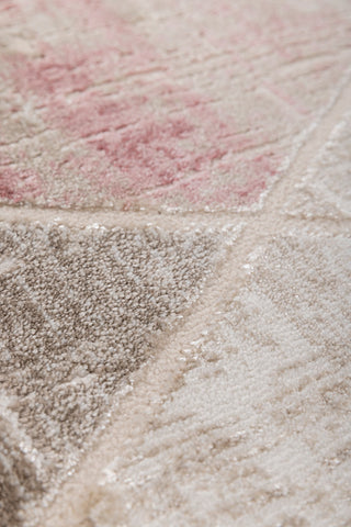 Soft Traditional Rug  | Pink & Light Beige