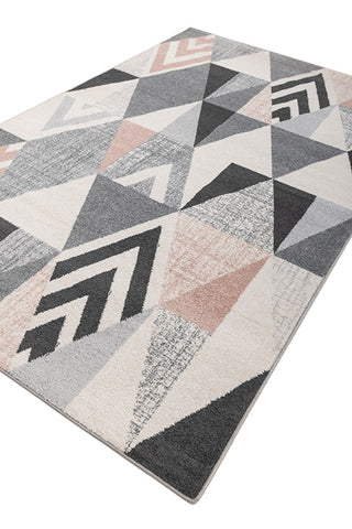 Soft Classic Rug  | Classic Gray & Pink Tint Carpet for Living Room, Bedroom, Dining Room 4X6 ft,5X8 ft & 6X9 ft