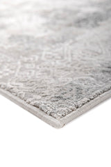 Asterlane Abstract Winter White & Crystal Gray Color Rug