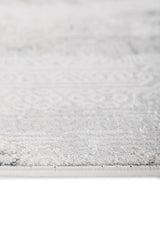 Asterlane Abstract Winter White & Crystal Gray Color Rug