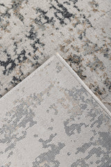 Asterlane Abstract Frost Gray & Honey Yellow Rug