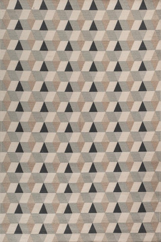 Prism Beige Grey Cotton Rug