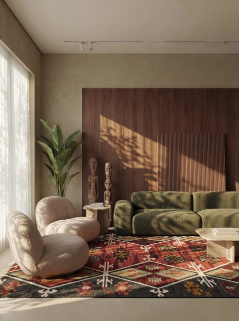 Kavari Red Cotton Rug