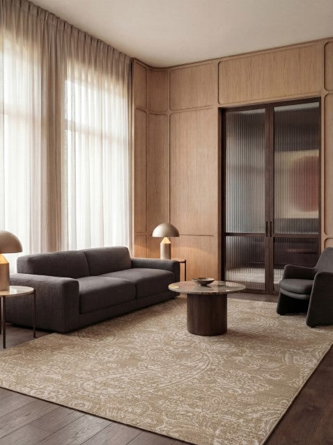 Sienna Beige Cotton Rug