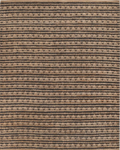 Calder Tan & Ebony Jute Rug