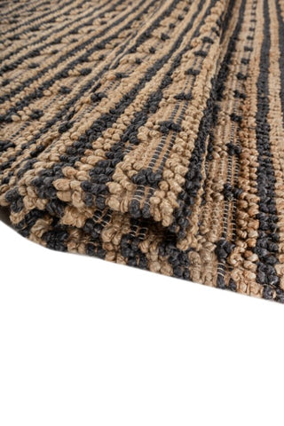 Calder Tan & Ebony Jute Rug