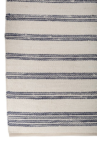 Silo Ivory & Navy Blue Jute Rug