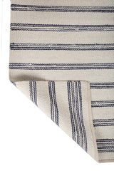 Silo Ivory & Navy Blue Jute Rug