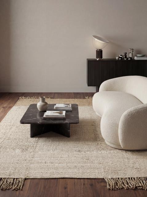 Tavi Tan & Ivory Jute Rug