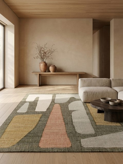 Aviro Treetop Green Jute Rug