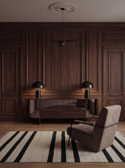 Noirel Ivory & Ebony Jute Rug