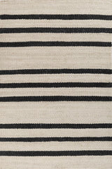 Noirel Ivory & Ebony Jute Rug