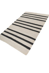 Noirel Ivory & Ebony Jute Rug