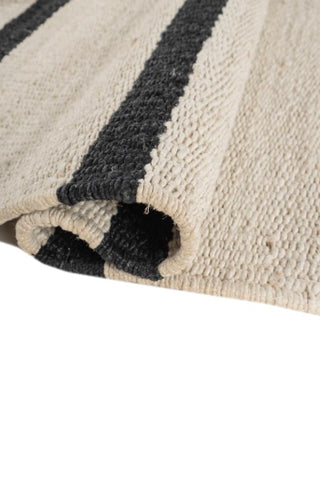 Noirel Ivory & Ebony Jute Rug