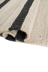 Noirel Ivory & Ebony Jute Rug