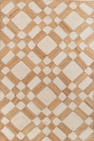 Arvella Tan & Ivory Jute Rug