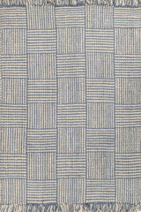 Arlo Blue & White Jute Rug
