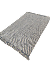 Arlo Blue & White Jute Rug