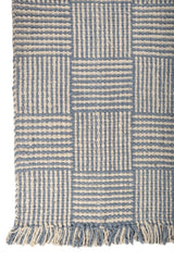 Arlo Blue & White Jute Rug