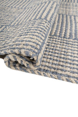Arlo Blue & White Jute Rug