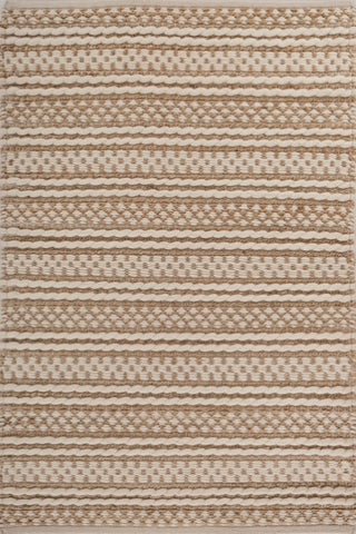 Loomir Beige Jute & Wool Rug