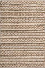 Loomir Beige Jute & Wool Rug