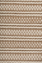 Loomir Beige Jute & Wool Rug