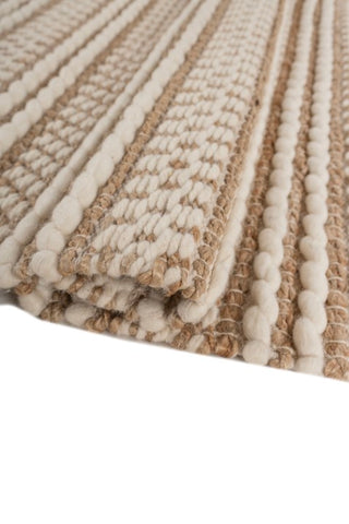 Loomir Beige Jute & Wool Rug