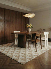 Symara Beige & Ivory Jute and Wool Rug