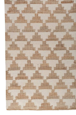 Symara Beige & Ivory Jute and Wool Rug
