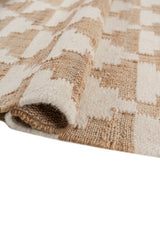 Symara Beige & Ivory Jute and Wool Rug