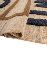 Dhalis Tan Jute Rug