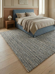 Grath Stone Grey Wool Rug