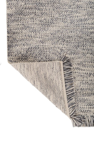 Moraine Gray Jute & Wool Dhurrie