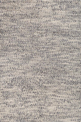 Moraine Gray Jute & Wool Dhurrie