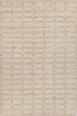 Brika Ivory & Tan Wool Rug