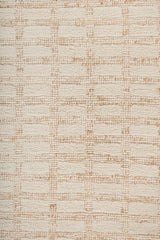 Brika Ivory & Tan Wool Rug