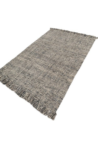 Stratum Gray Jute & Wool Dhurrie