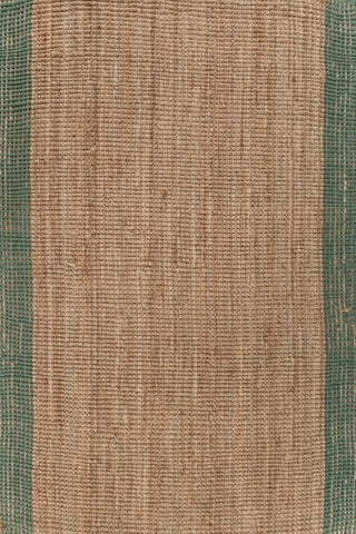 Tarin Tan & Green Jute Rug