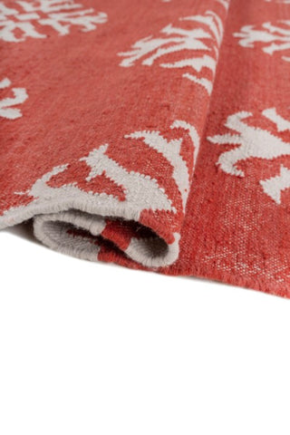 Raktis Red Polyester Rug
