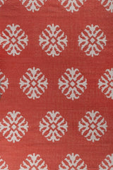 Raktara Red Polyester Rug