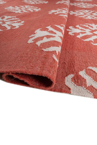 Raktara Red Polyester Rug