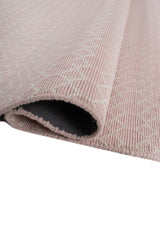 Roseth Pink Polyester Rug