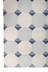 Cirrus Blue Wool Dhurrie